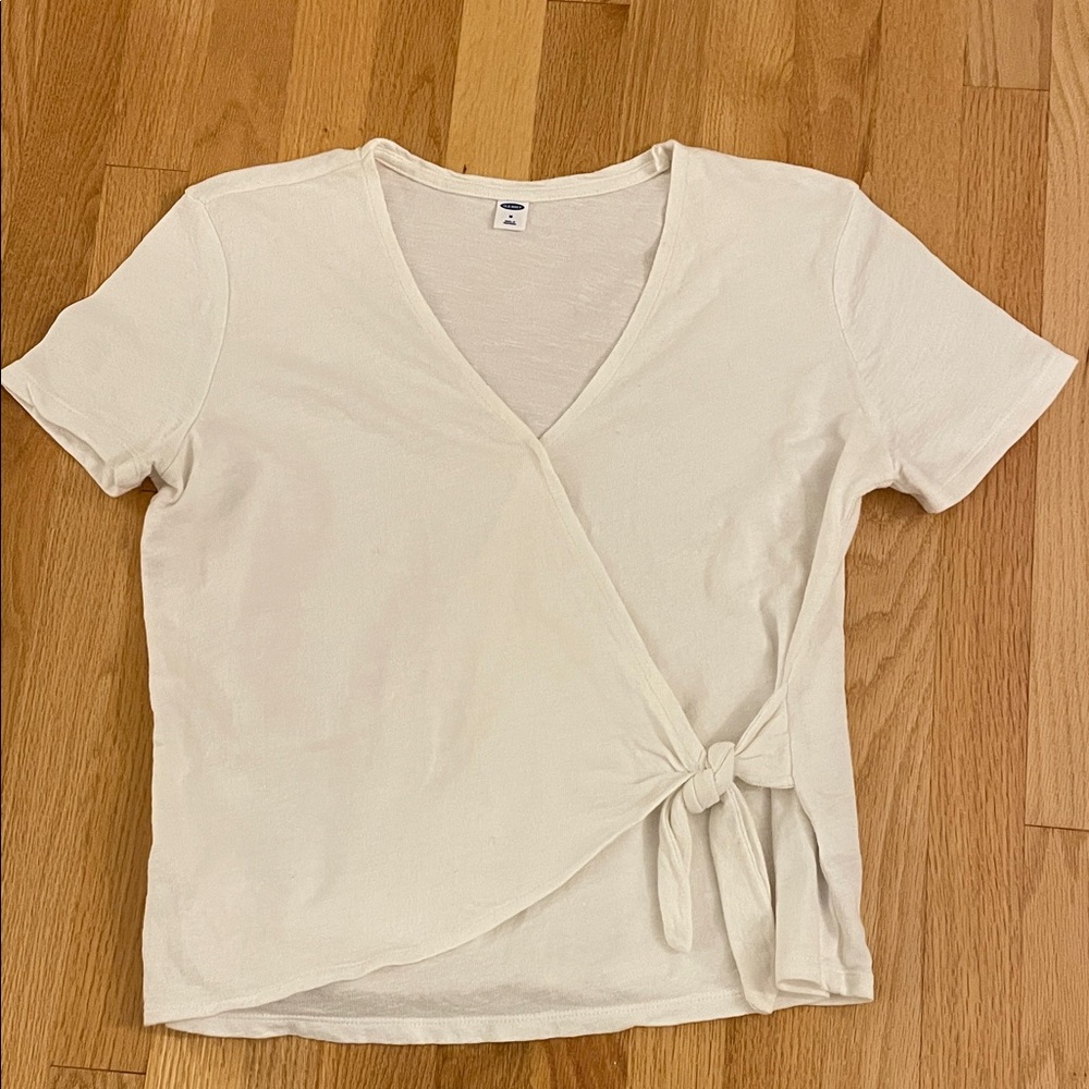 Old Navy wrap around top